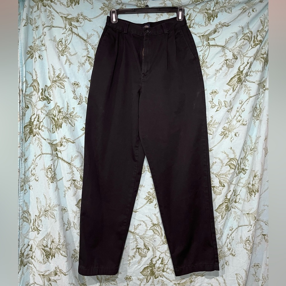 Vintage Dockers High Waisted Pleated Black Pants